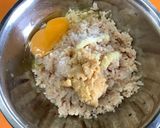 鶏ひき肉と生椎茸の肉詰めピーマン♬作り方3写真