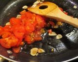 ☆トマトとにんにくのパスタ作り方3写真