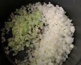 きのことひき肉のクリームスープ作り方1写真