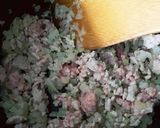 きのことひき肉のクリームスープ作り方2写真
