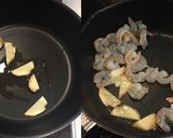 海老とニラと豆腐の海鮮塩にんにく炒め作り方4写真