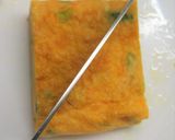 玉子焼き…同じ形状・大きさに斜めcut作り方3写真