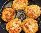 胸肉で野菜たっぷりな揚げハンバーグ作り方2写真