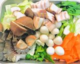 かた焼きそばメインの夕飯レシピ作り方1写真