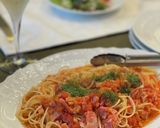 簡単♡トマトソースパスタ作り方20写真