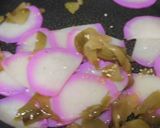 かまぼこと搾菜の炒め物作り方3写真