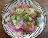 かまぼこと搾菜の炒め物作り方4写真