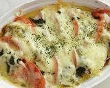 鶏胸肉と大葉、トマトのチーズ焼き 簡単作り方3写真