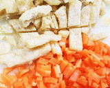 簡単♪カニ缶まるごとめんつゆで炊き込み作り方1写真