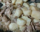 豚肉とお芋の煮物作り方5写真