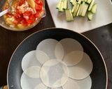 餃子の皮で簡単！ズッキーニピザ作り方1写真