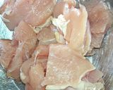 高野豆腐衣で鶏胸肉の唐揚げ（ダイエット）作り方1写真