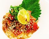 スダチ香る ゴマサバの漬け丼作り方5写真