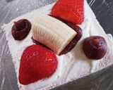 萌え断苺お花のフルーツサンド あんこ入り作り方30写真