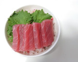 みょうがたっぷり酢飯の海鮮丼♪作り方4写真