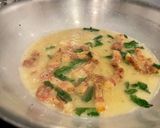 パンチェッタとゴルゴンゾーラのパスタ作り方3写真