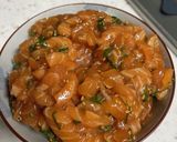 サーモン麺の残りで、サーモンユッケ丼♡作り方5写真