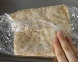 レンジで1分♪簡単オートミールチーズナン作り方4写真
