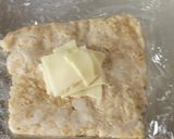 レンジで1分♪簡単オートミールチーズナン作り方5写真
