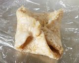 レンジで1分♪簡単オートミールチーズナン作り方6写真