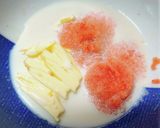 簡単☆生クリーム無し！絶品明太子パスタ作り方2写真