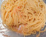 簡単☆生クリーム無し！絶品明太子パスタ作り方4写真