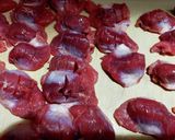 砂肝のにんにくポン酢作り方1写真