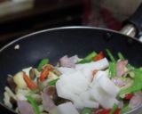 香り高く簡単♪キノコと長芋のペペロン炒め作り方9写真