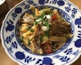 白身魚と野菜のパスタ作り方6写真
