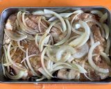 ぶ厚い豚ロース肉の生姜焼き♬作り方4写真