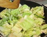 しらすとキャベツのペペロンチーノ作り方9写真