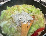 しらすとキャベツのペペロンチーノ作り方11写真