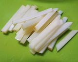 じゃがいものあおさ炒め作り方1写真