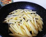 じゃがいものあおさ炒め作り方3写真