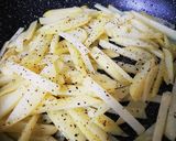 じゃがいものあおさ炒め作り方5写真
