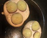 焼き芋ハニーバター練乳パンケーキ作り方2写真