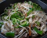 緑黄色野菜のカレー味焼きそば作り方2写真