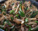 緑黄色野菜のカレー味焼きそば作り方4写真