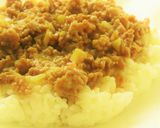 〖 豚粗挽き肉の胡椒あんかけ飯 〗作り方5写真