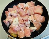 鶏むね肉のキムチー丼作り方2写真