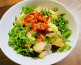 鶏むね肉のキムチー丼作り方5写真