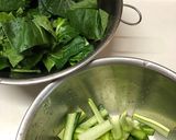 小松菜と干し椎茸の煮物作り方3写真