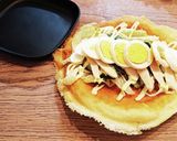 枝豆ポタージュを使ったサラダクレープ作り方6写真