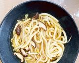 簡単もやしと椎茸のうどん作り方1写真