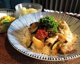 簡単さっぱりレモンダレ＊夏の彩り豚バラ丼作り方7写真