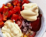 ☆プチトマト入 食べるタルタルソース☆作り方2写真