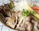 給料日前安い豚こま肉でポン酢蒸し焼き作り方5写真