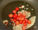 ミニトマトペペロンチーノ作り方7写真