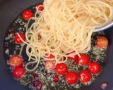 ミニトマトペペロンチーノ作り方9写真