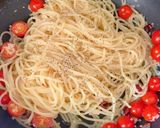 ミニトマトペペロンチーノ作り方10写真